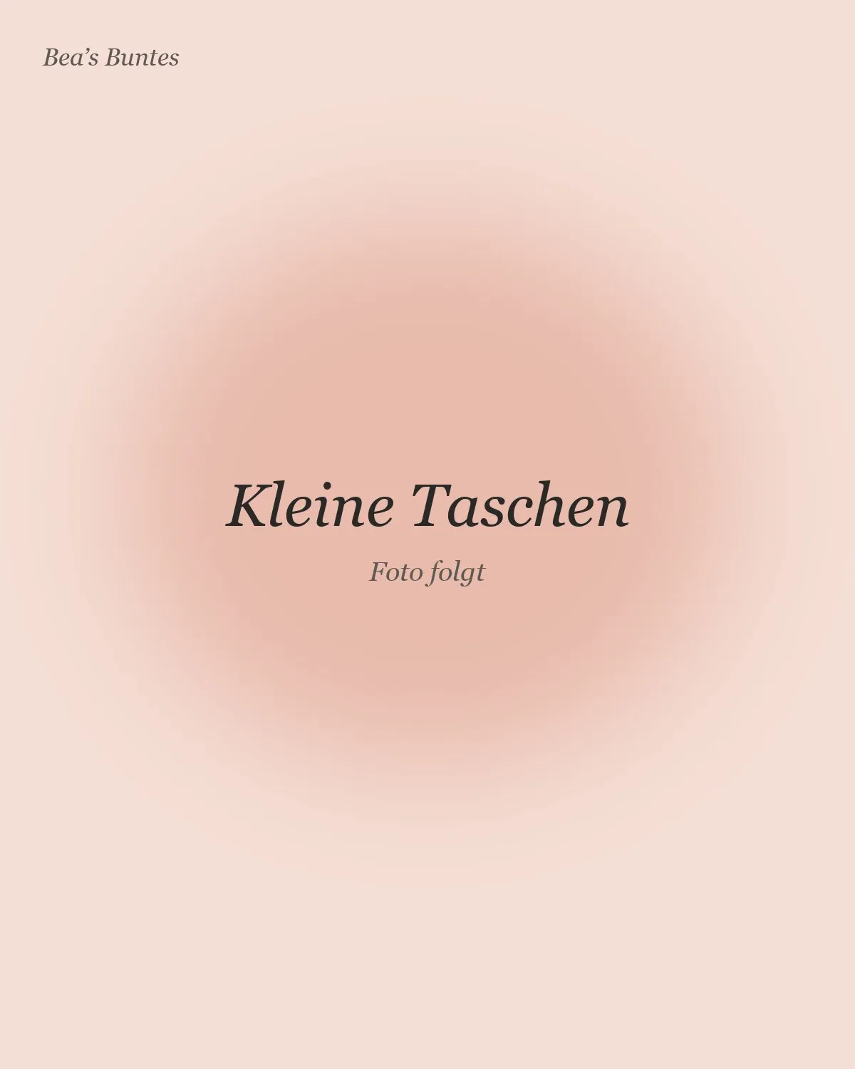 Kleine Stofftasche mit Kordelzug und gemustertem Stoff